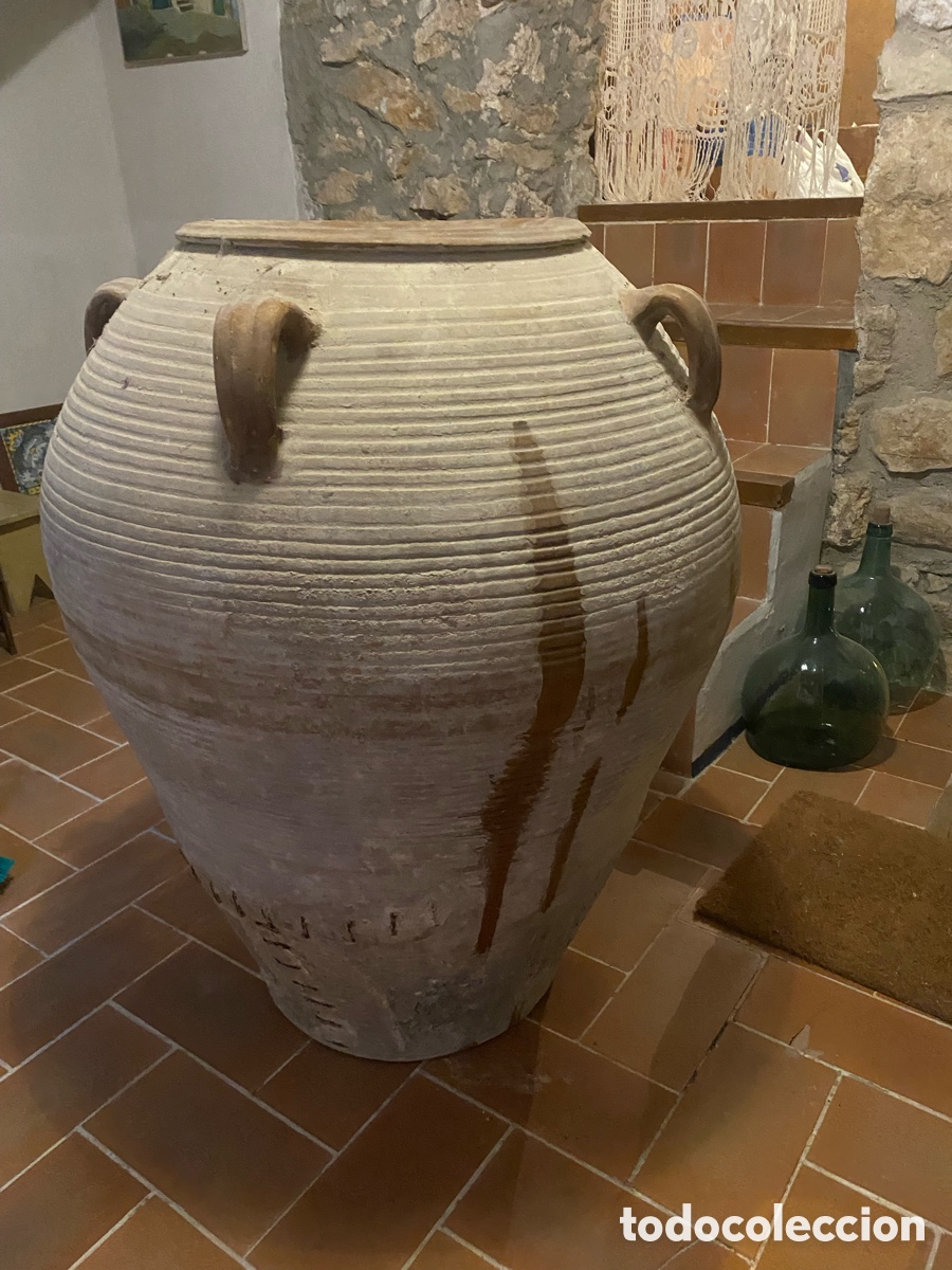 Antig&uuml;edades: Tinaja antigua con relieves horizontales - Foto 5