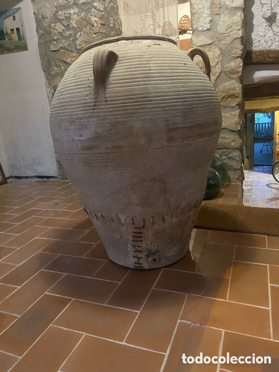 Antig&uuml;edades: Tinaja antigua con relieves horizontales - Foto 8