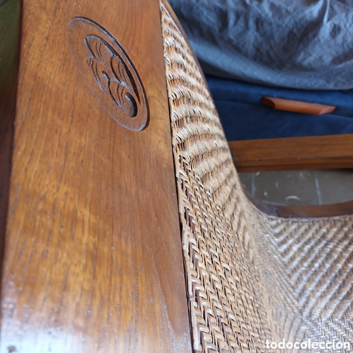 Antig&uuml;edades: Silla de plantaci&oacute;n colonial - Foto 4