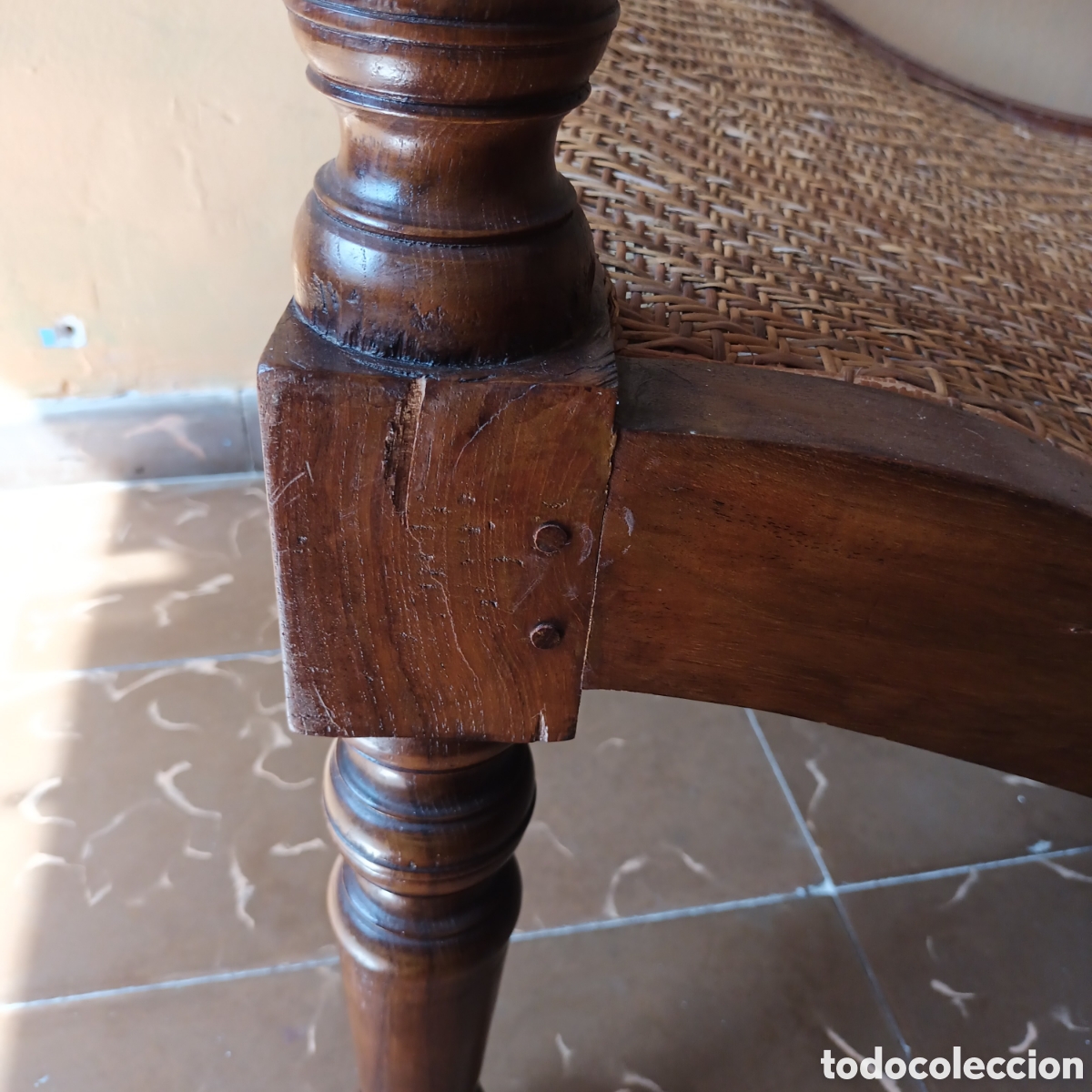 Antig&uuml;edades: Silla de plantaci&oacute;n colonial - Foto 13