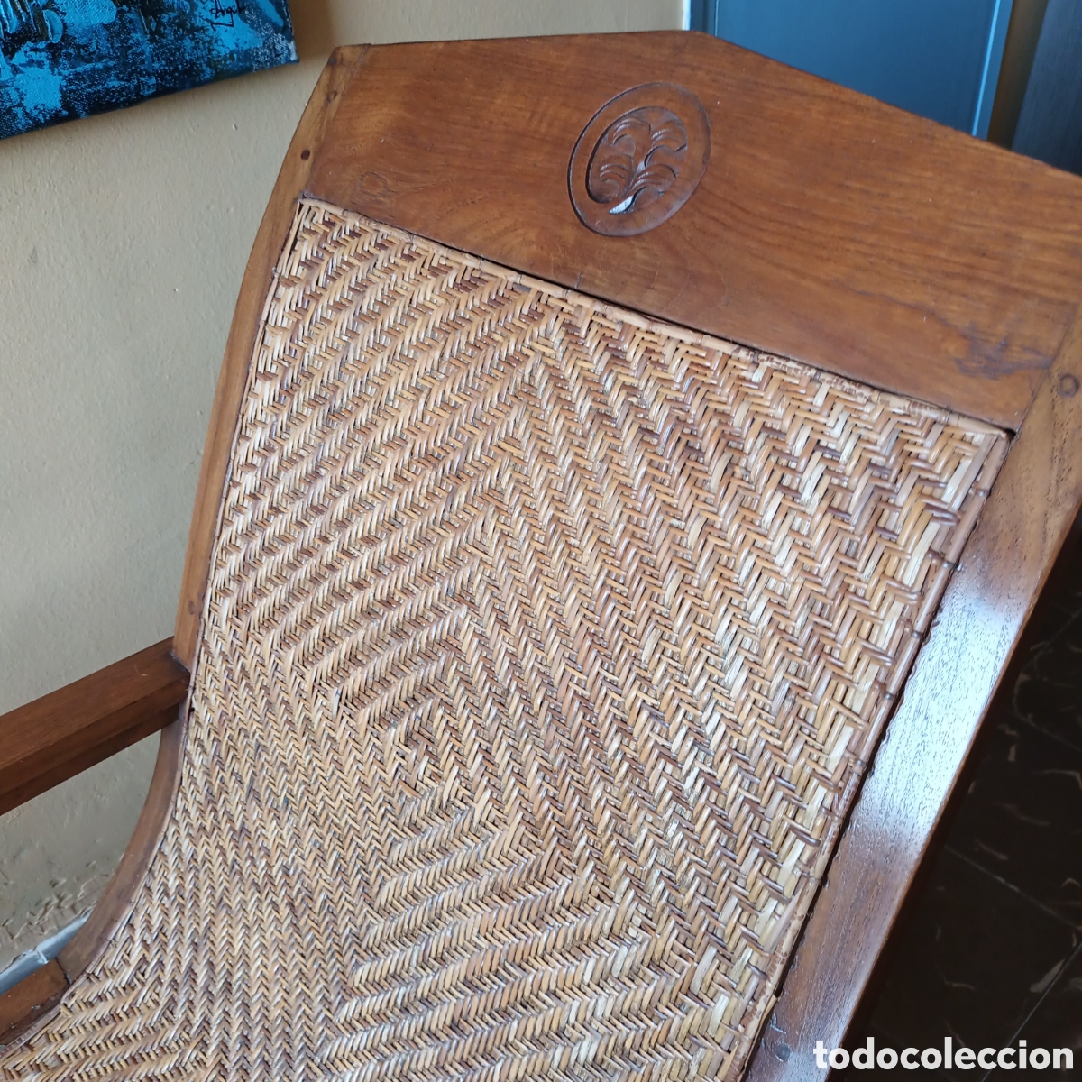 Antig&uuml;edades: Silla de plantaci&oacute;n colonial - Foto 15