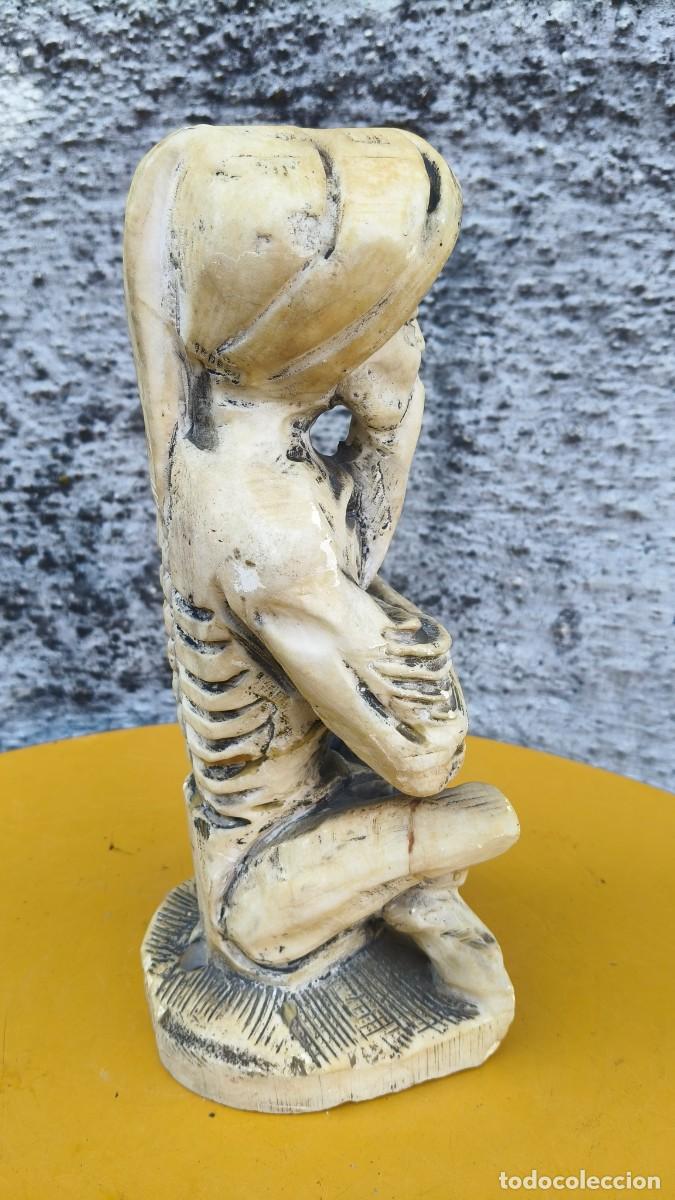 Antig&uuml;edades: Sculpture alb&acirc;tre indou 1930 - Foto 3
