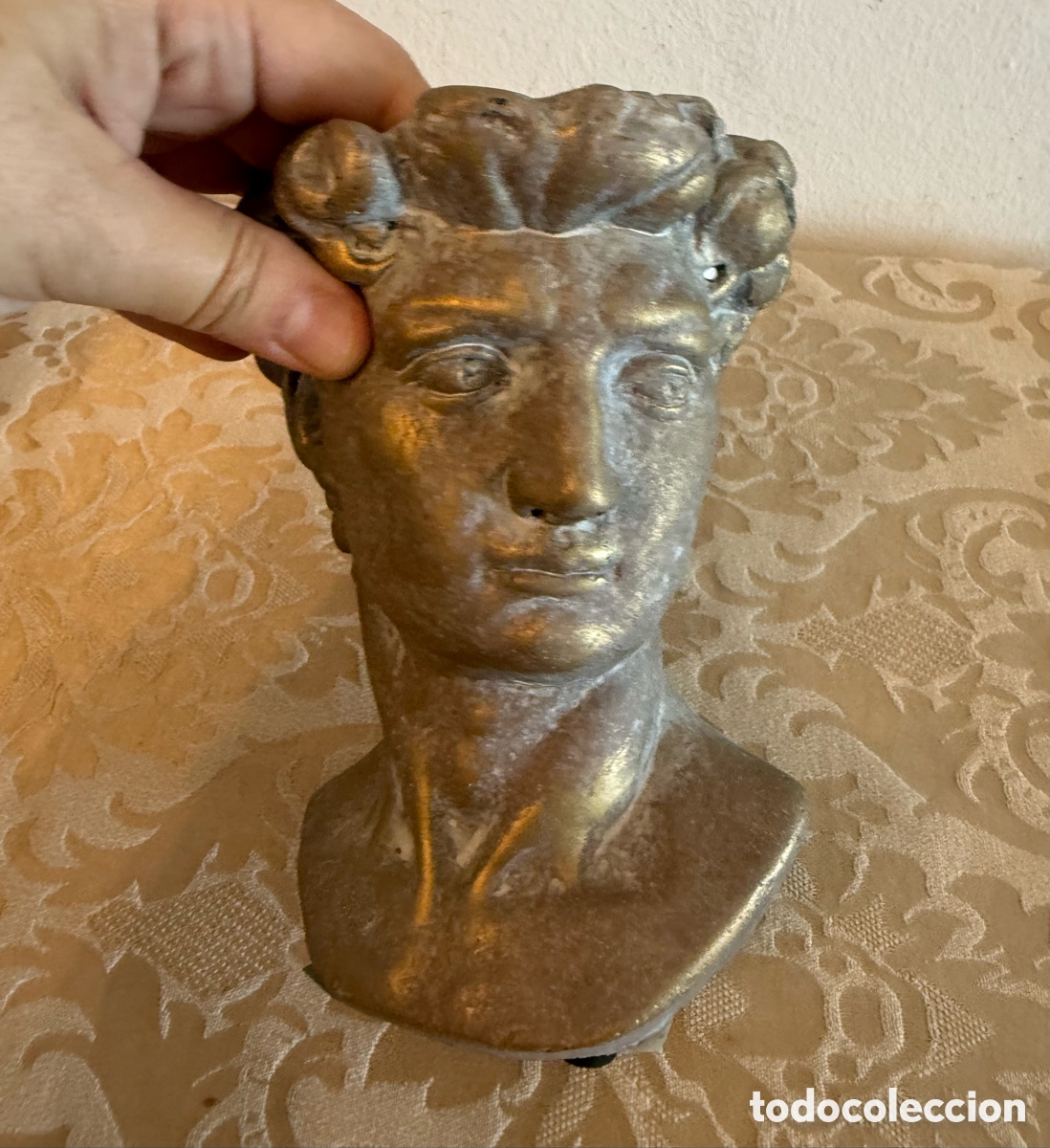 Antig&uuml;edades: Macetero busto hombre - Foto 2