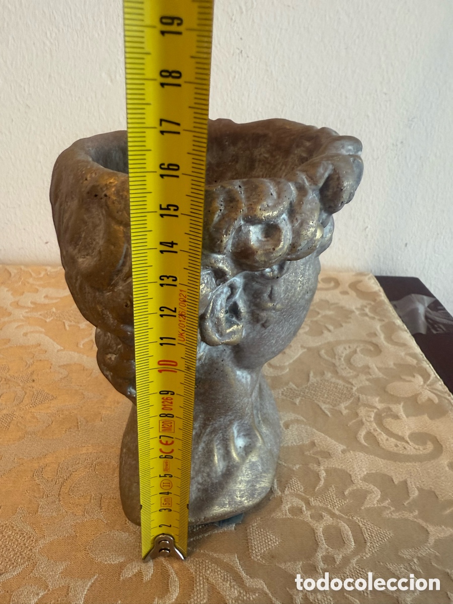 Antig&uuml;edades: Macetero busto hombre - Foto 5