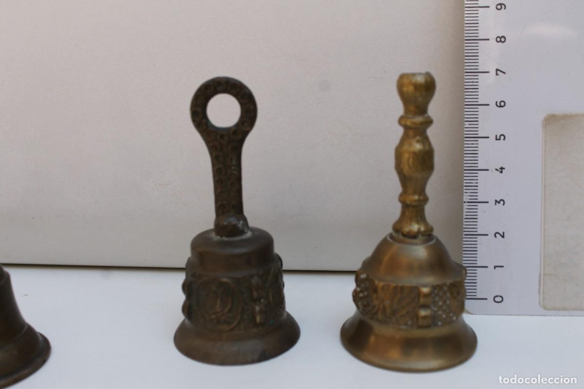 Antig&uuml;edades: LOTE DE 6 CAMPANILLAS DE SOBREMESA. - Foto 3