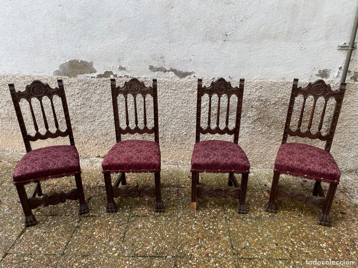 Antig&uuml;edades: Despacho isabelino de madera tallada - Foto 20