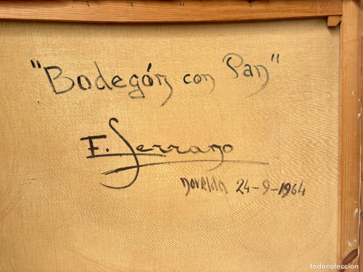 Antig&uuml;edades: CUADRO OLEO SOBRE LIENZO BODEGON CON FIRMA - Foto 4