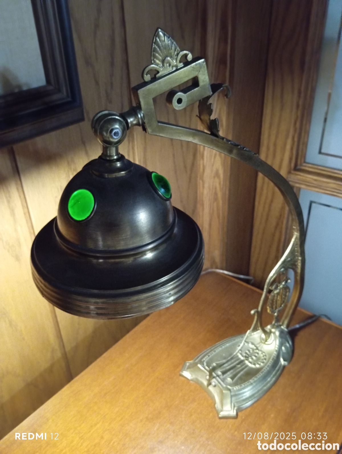 Antig&uuml;edades: L&aacute;mpara sobremesa modernista - Foto 1