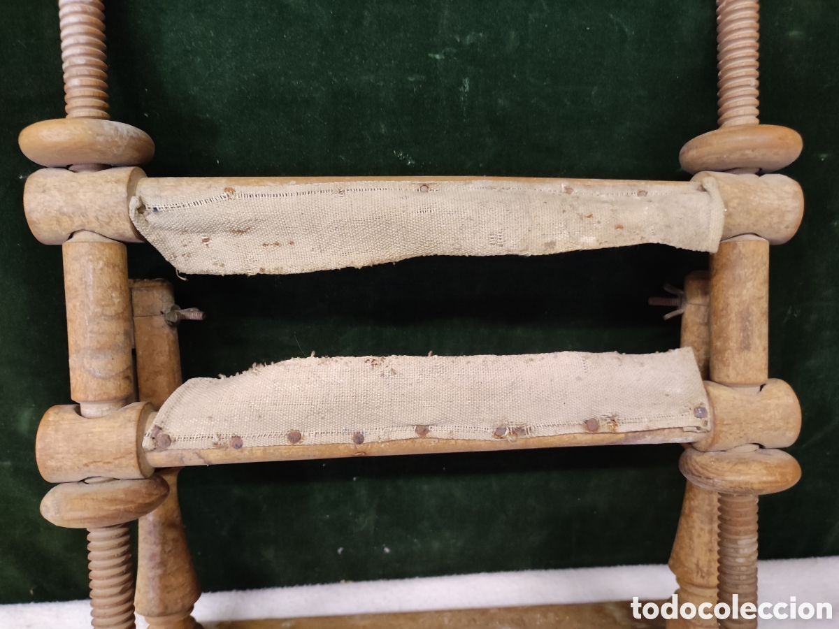 Antig&uuml;edades: Husillo de madera para bordar - Foto 3