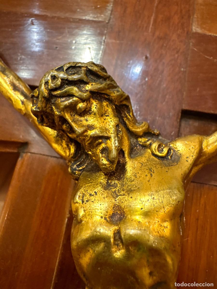 Antig&uuml;edades: Antiguo cristo de bronce - Foto 3