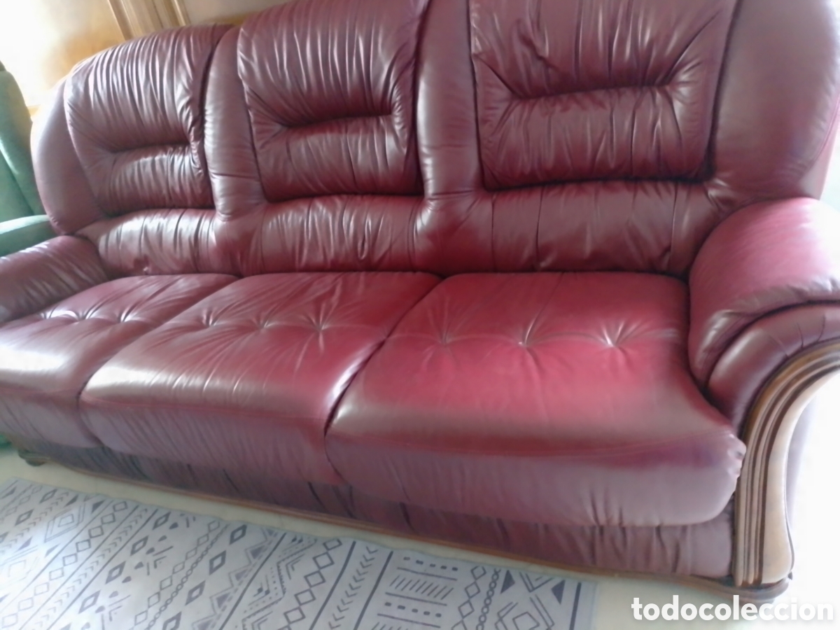 Antig&uuml;edades: Sof&aacute;s y tresillo piel - Foto 3