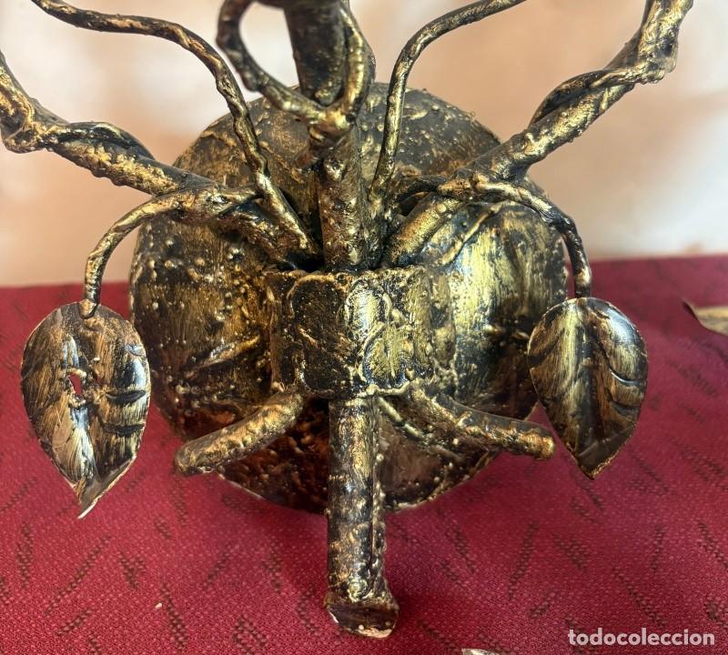 Antig&uuml;edades: Pareja de Apliques Ramos - Foto 8