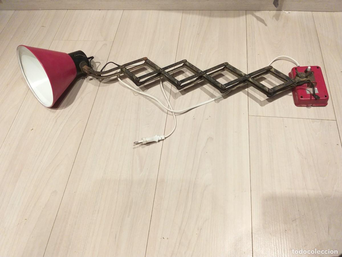 Antig&uuml;edades: lampara tijera acordeon - Foto 4