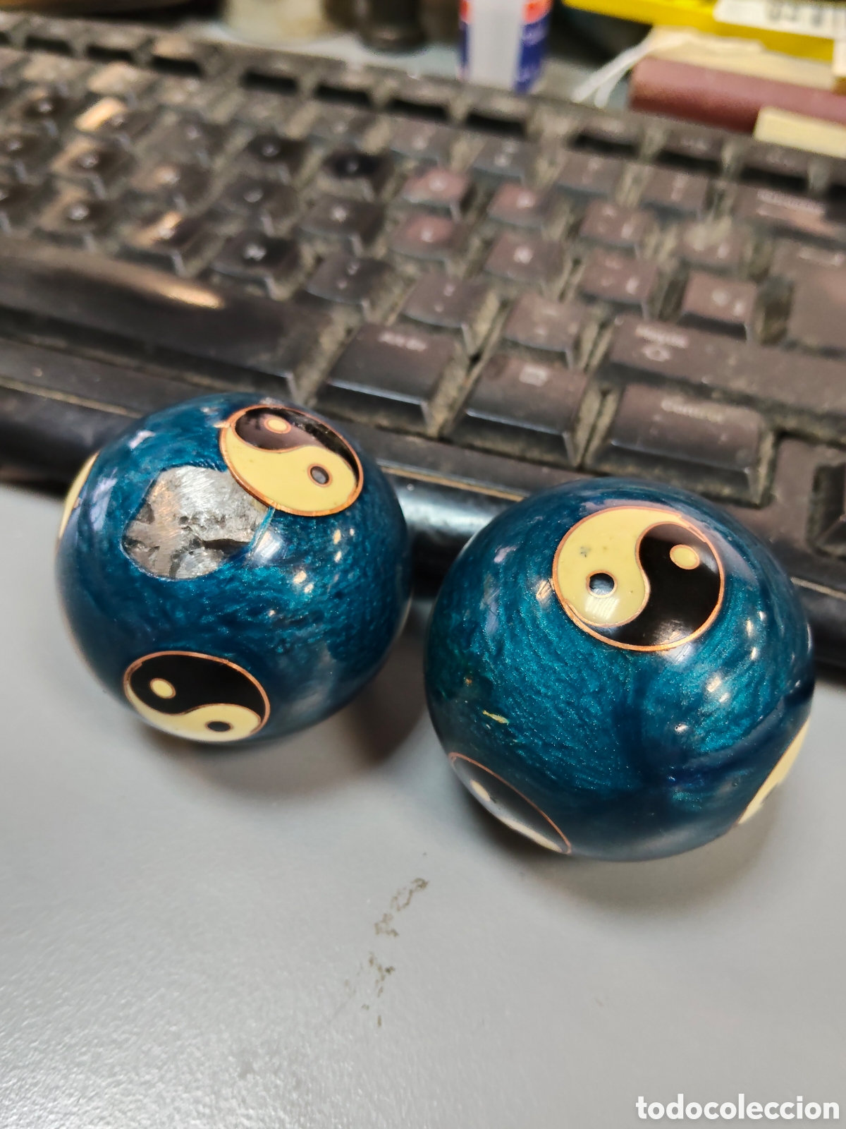 Antig&uuml;edades: Juego de bolas Boading - Foto 2