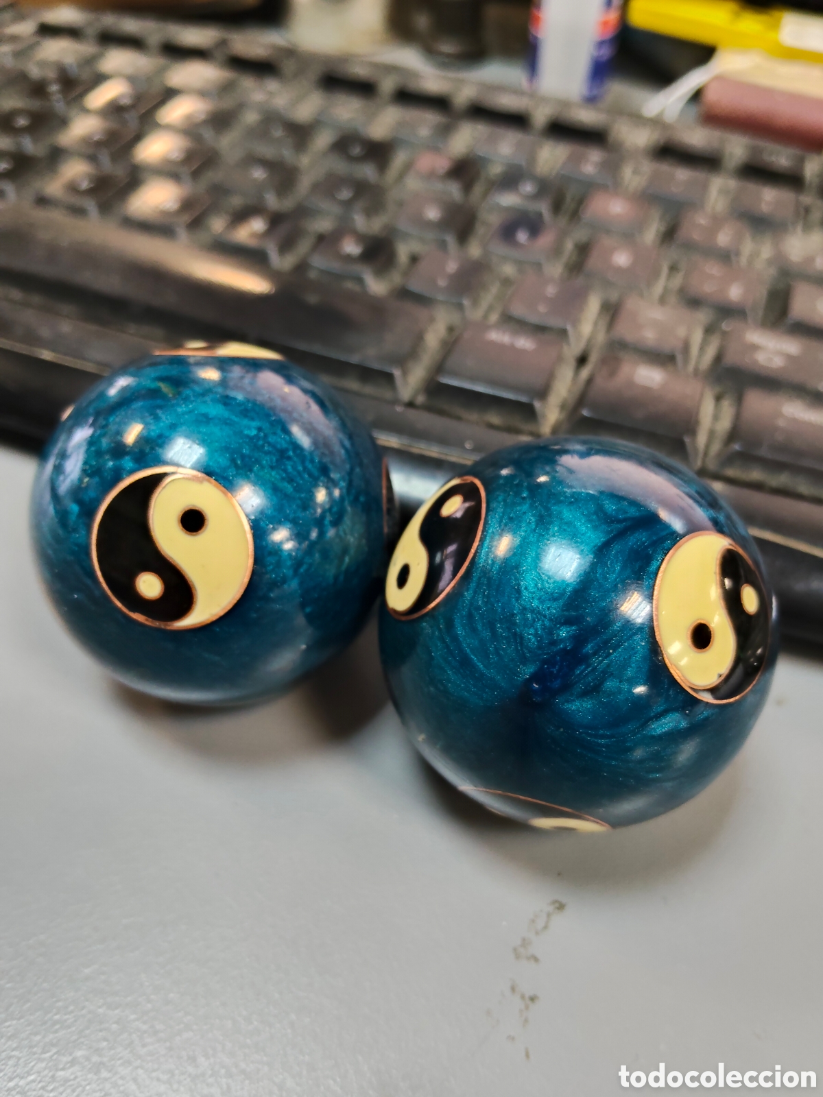 Antig&uuml;edades: Juego de bolas Boading - Foto 1