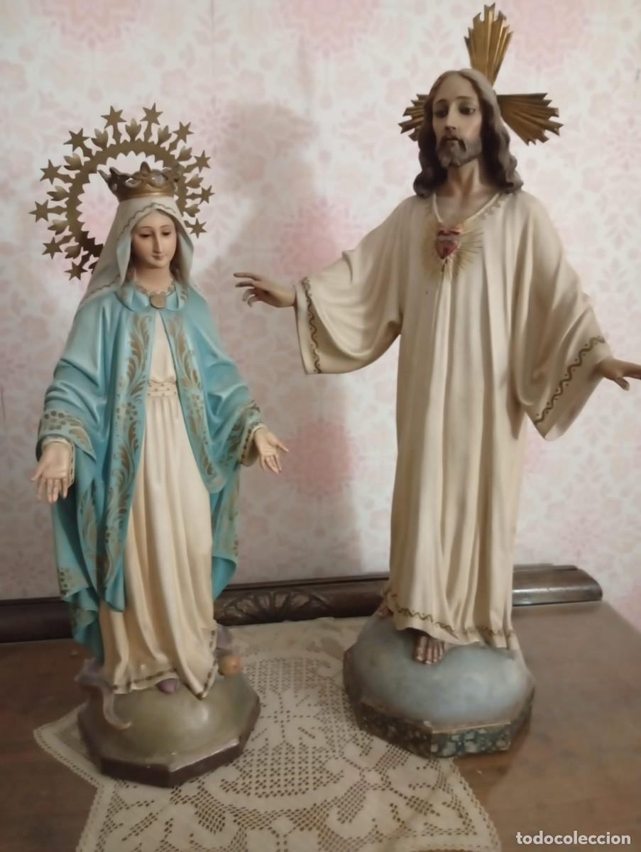 Antig&uuml;edades: Lote figuras religiosas - Foto 2