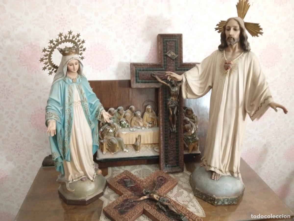 Antig&uuml;edades: Lote figuras religiosas - Foto 6