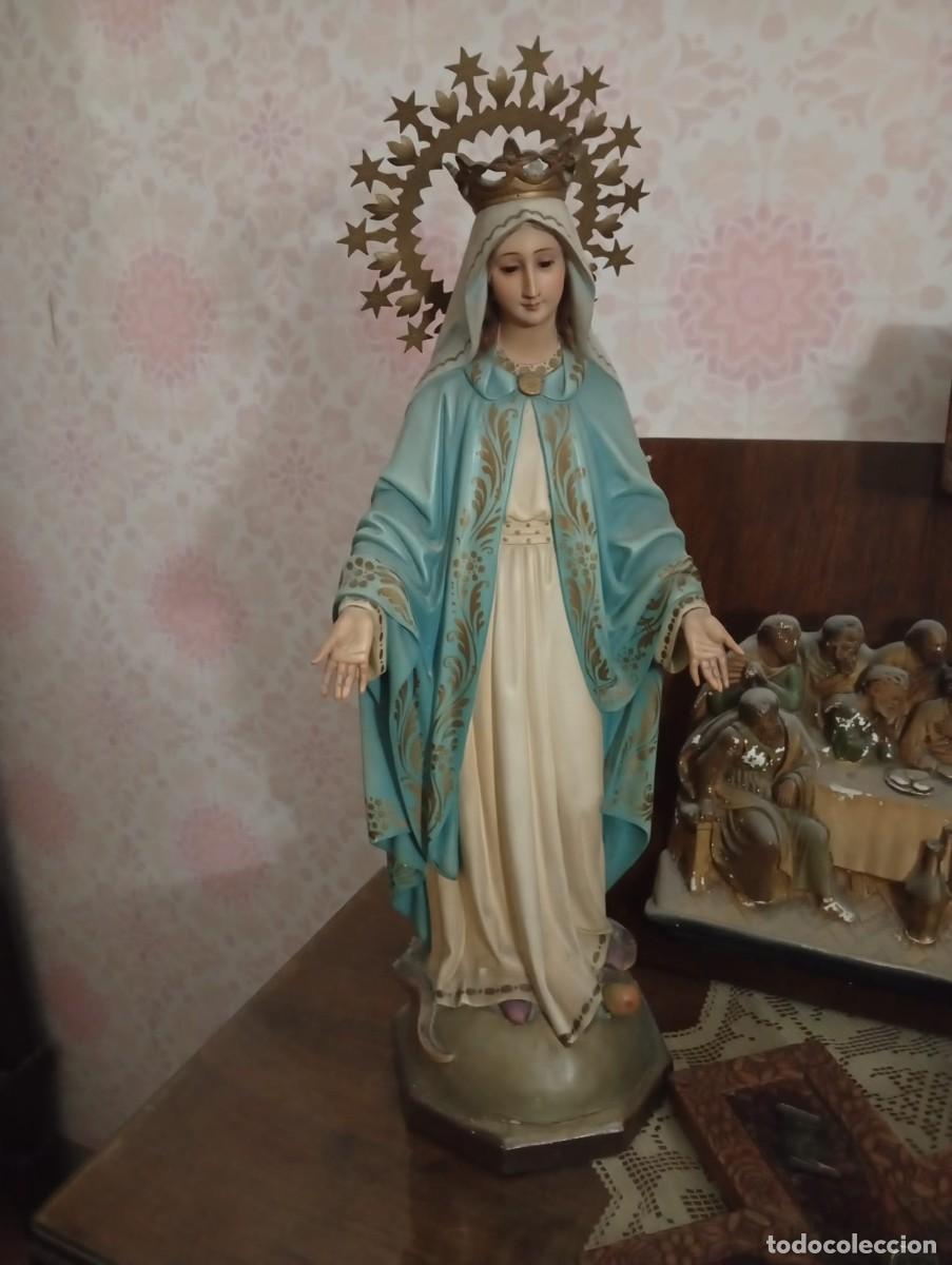 Antig&uuml;edades: Lote figuras religiosas - Foto 8