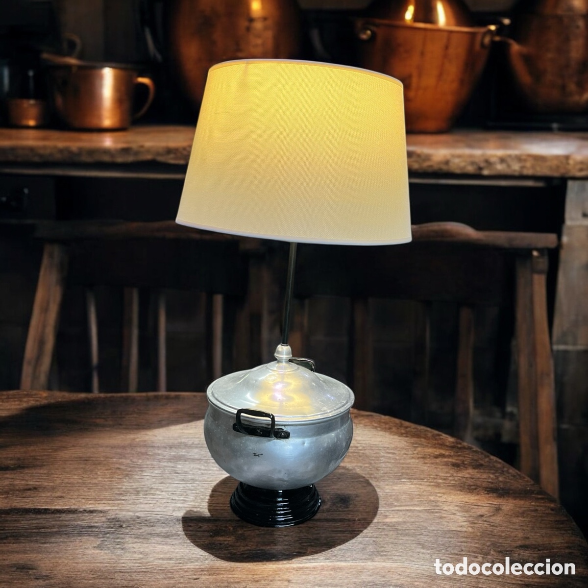 Antig&uuml;edades: L&aacute;mpara &ldquo;Soup&rdquo; a&ntilde;os 60 - Foto 6
