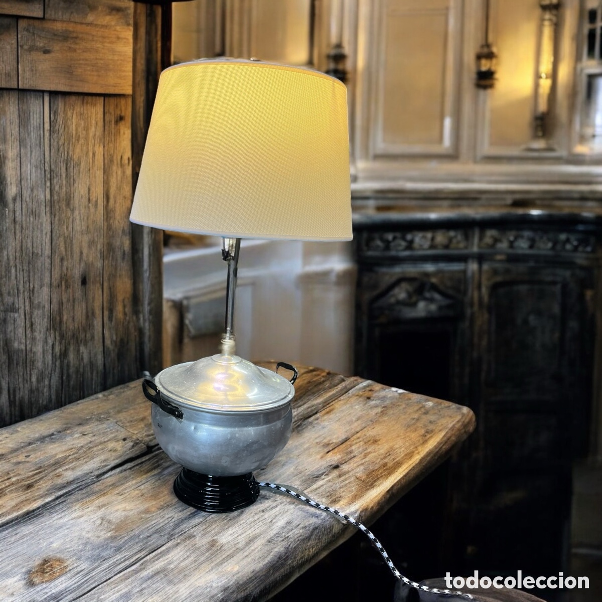 Antig&uuml;edades: L&aacute;mpara &ldquo;Soup&rdquo; a&ntilde;os 60 - Foto 7