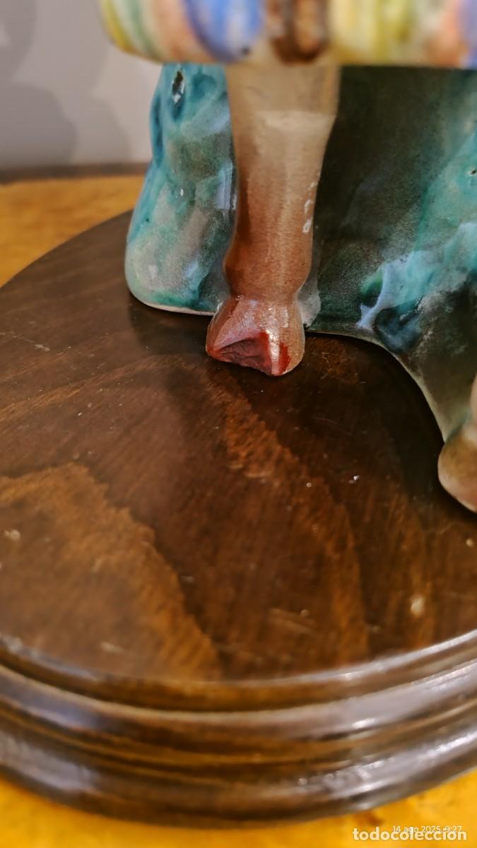 Antig&uuml;edades: BOTIJO VALENCIANO PAREJA A CABALLO - Foto 10