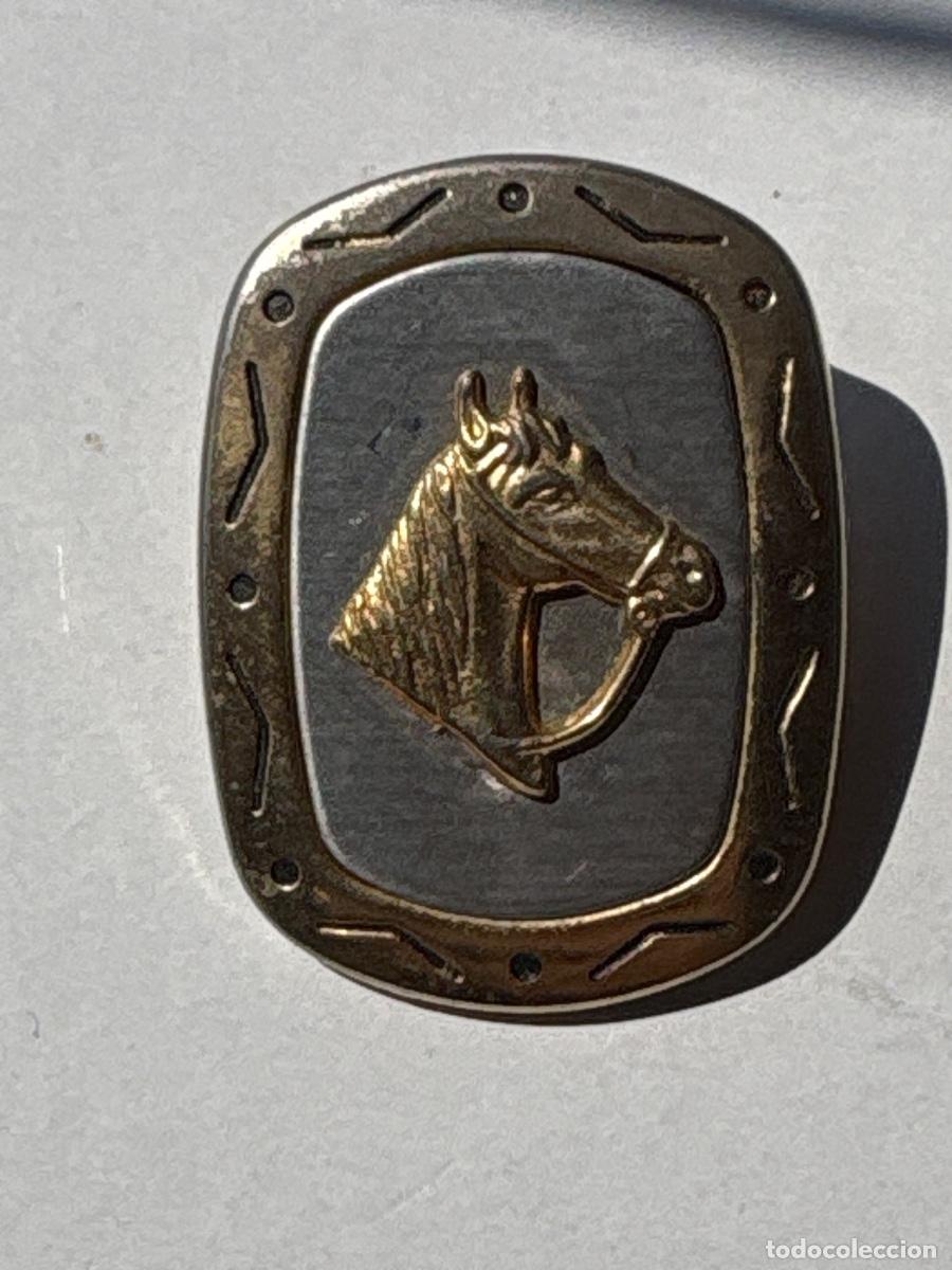 Antig&uuml;edades: Hebilla lat&oacute;n cabeza de caballo - Foto 1