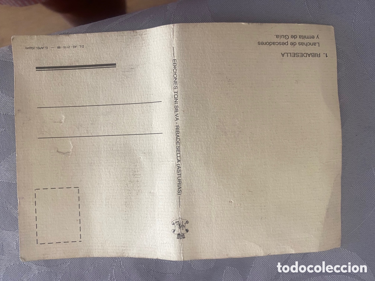 Antig&uuml;edades: Postal antigua de Asturias - Foto 3