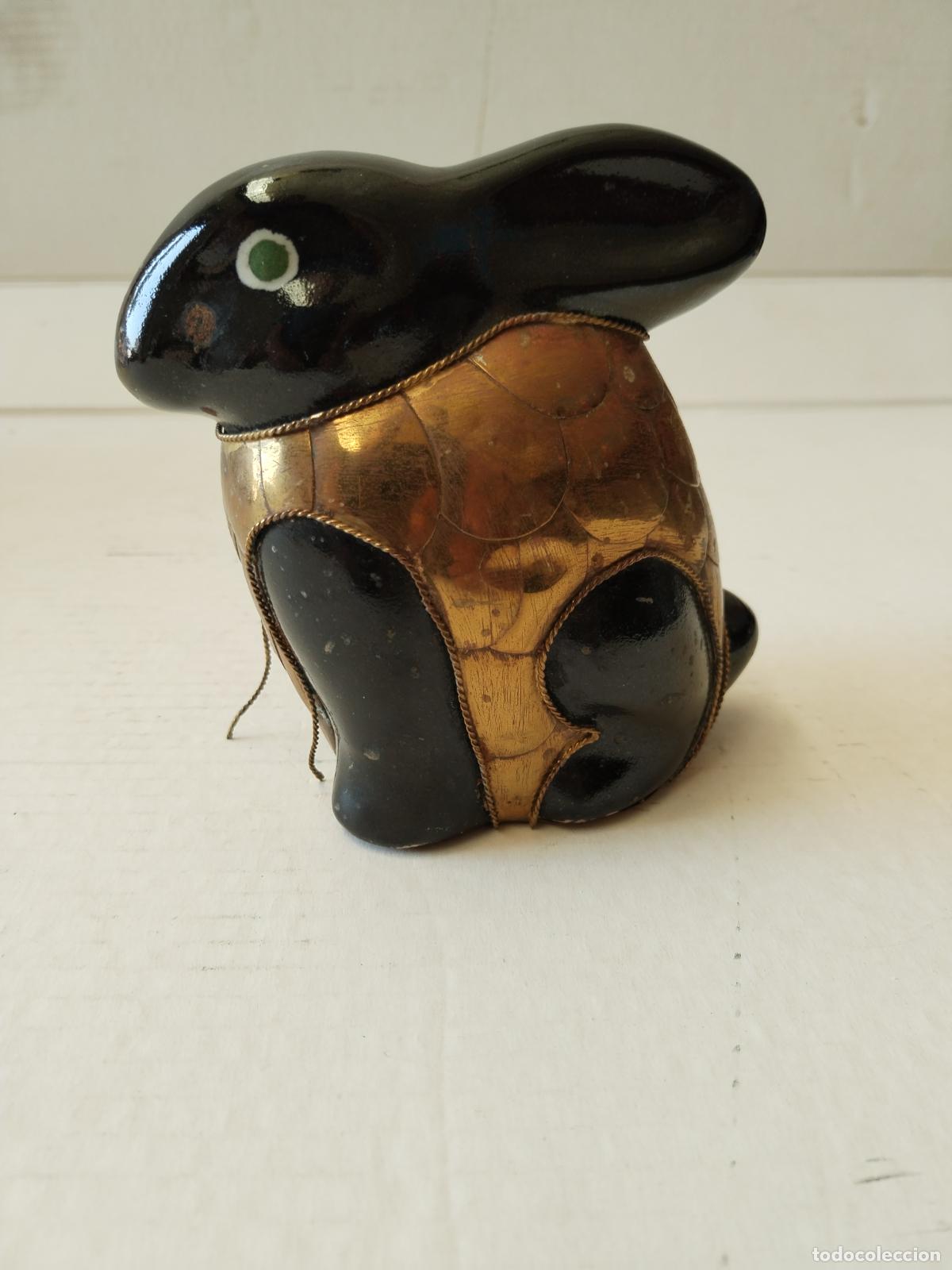 Antig&uuml;edades: figura conejo made in m&eacute;xico - c166 - Foto 4