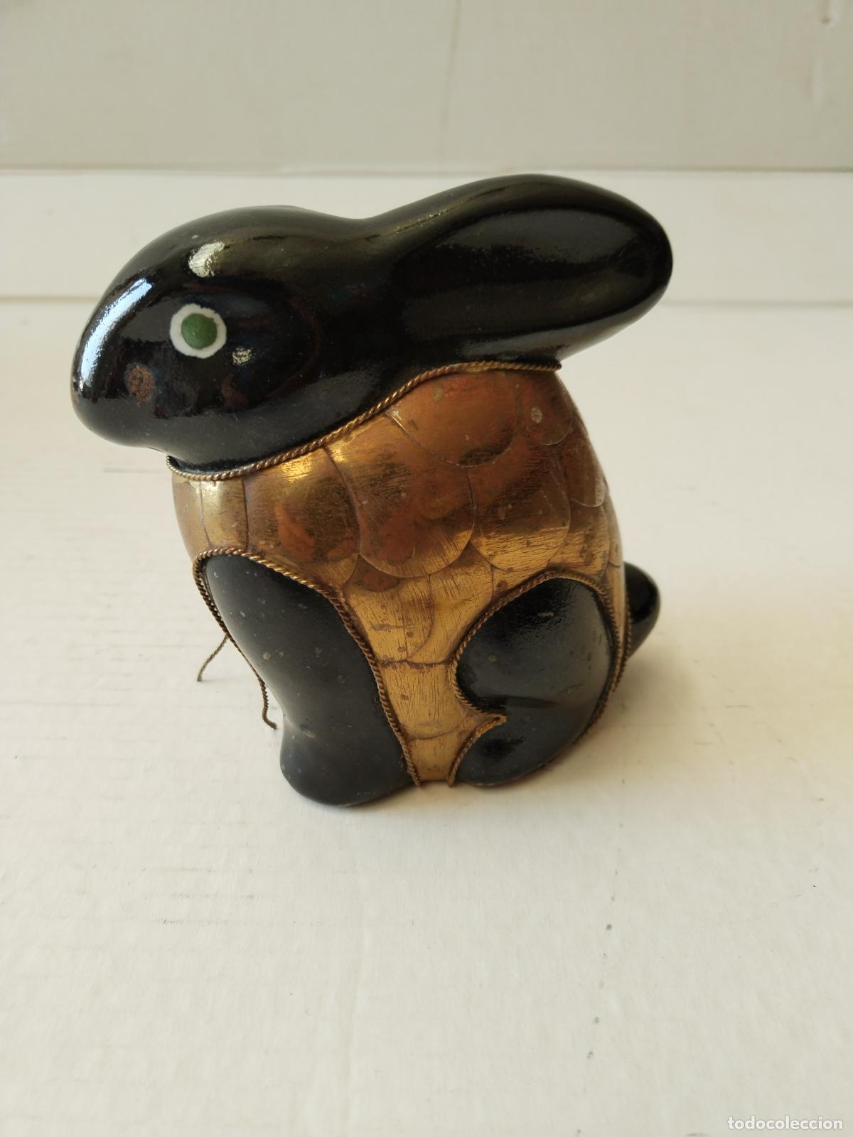 Antig&uuml;edades: figura conejo made in m&eacute;xico - c166 - Foto 7