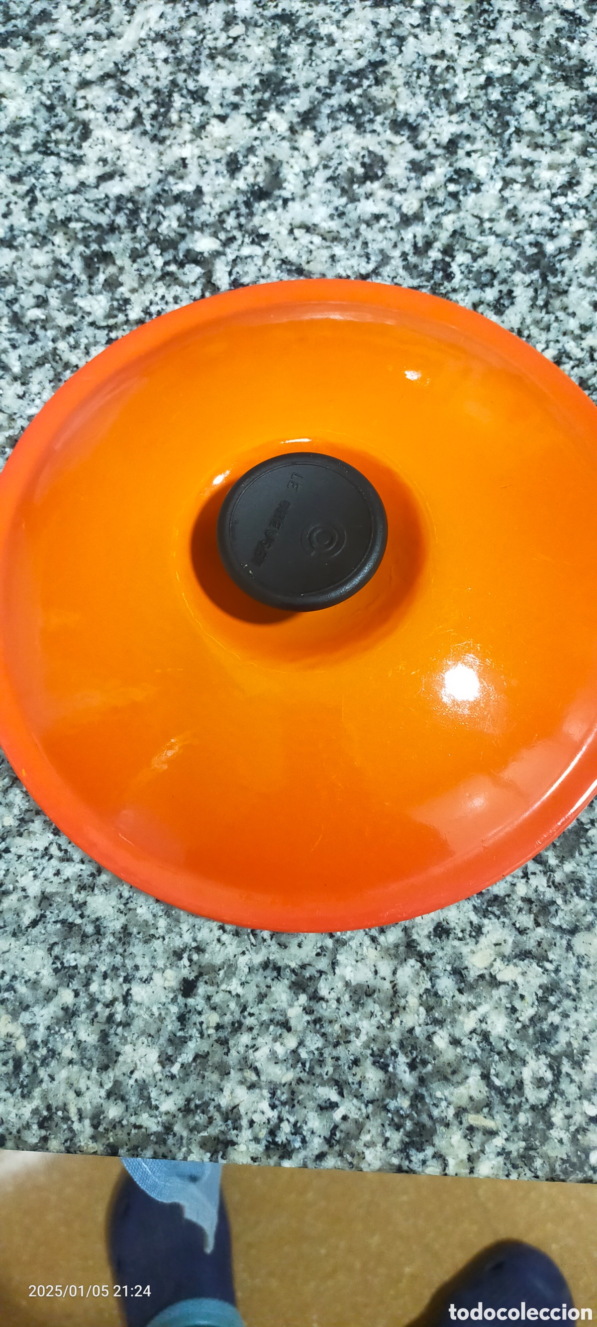 Antig&uuml;edades: Tapa cazo le creuset - Foto 3