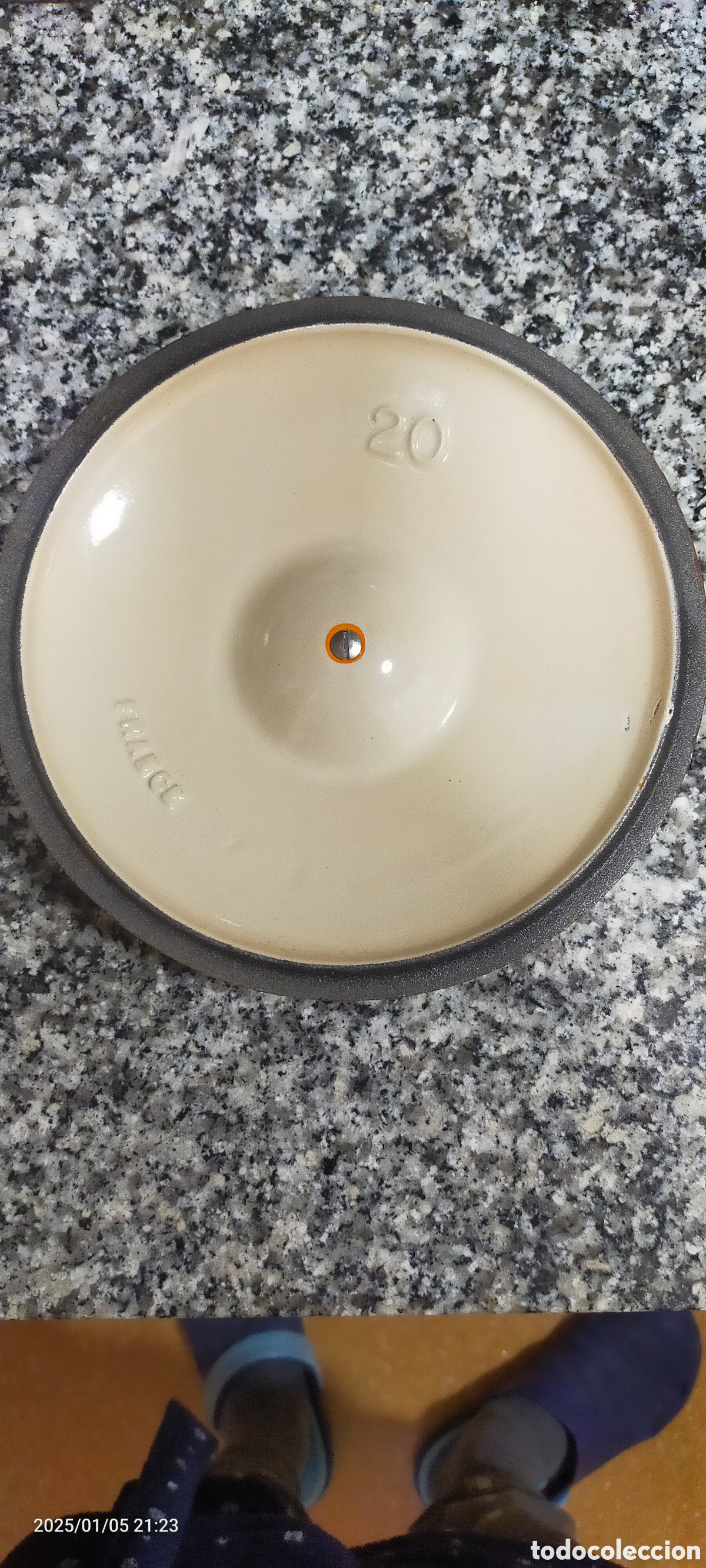 Antig&uuml;edades: Tapa cazo le creuset - Foto 5