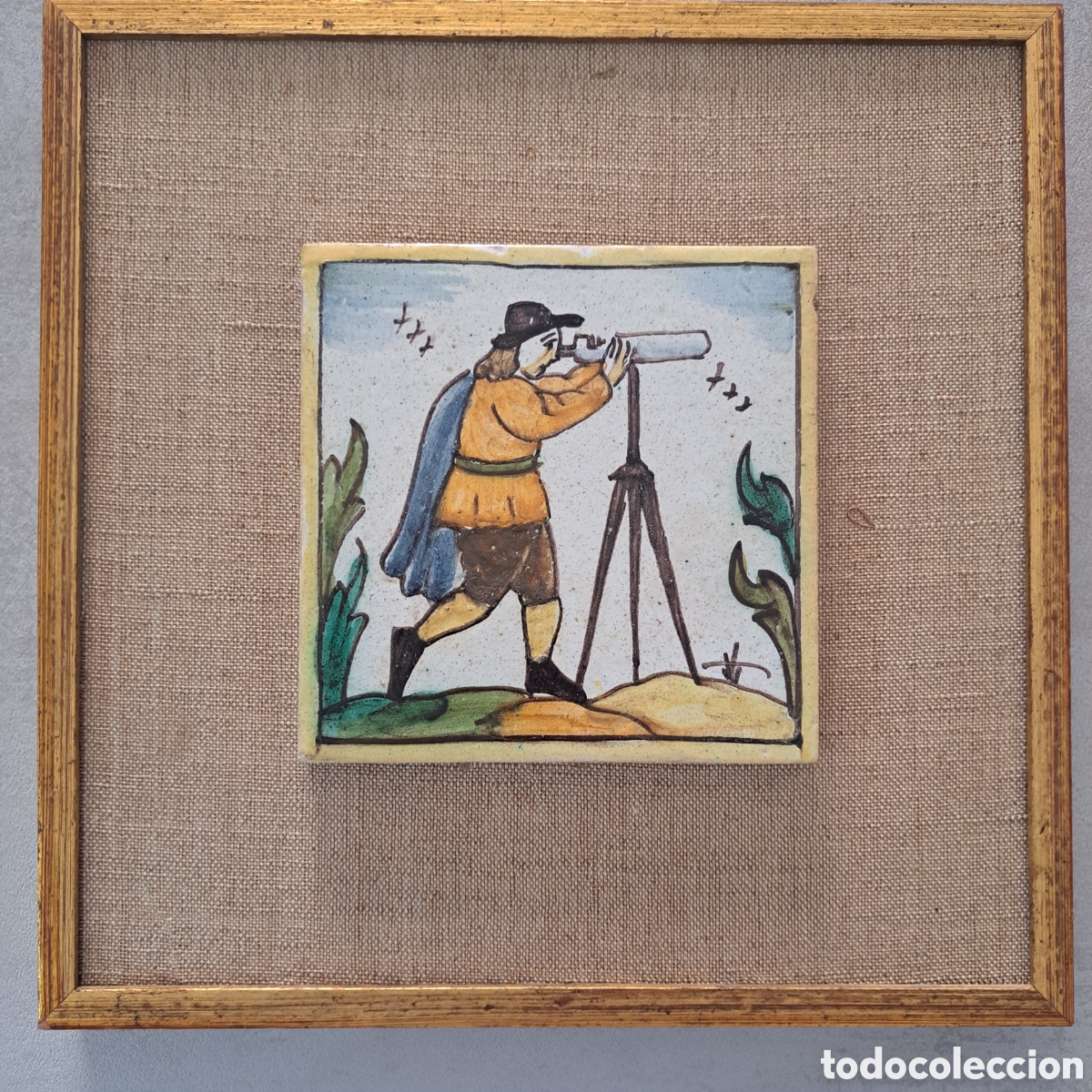 Antig&uuml;edades: Azulejo de artes y oficio. - Foto 2