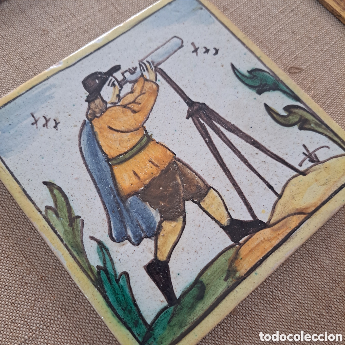Antig&uuml;edades: Azulejo de artes y oficio. - Foto 6