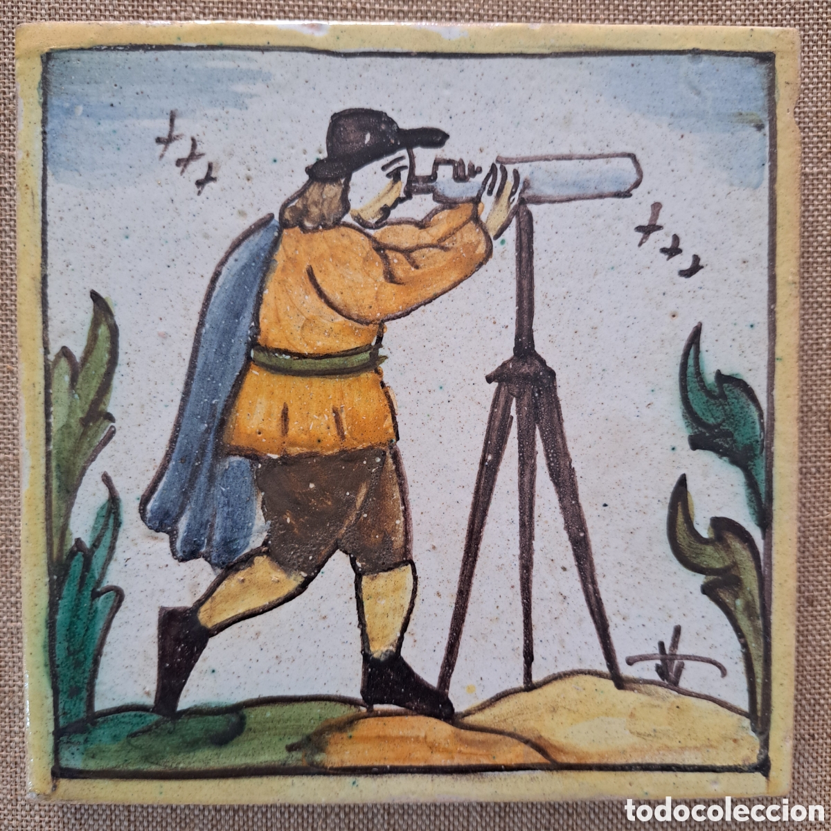 Antig&uuml;edades: Azulejo de artes y oficio. - Foto 1