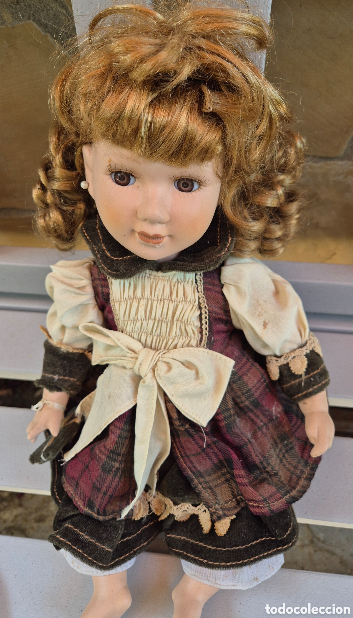 Antig&uuml;edades: Mu&ntilde;eca de porcelana antigua - Foto 2