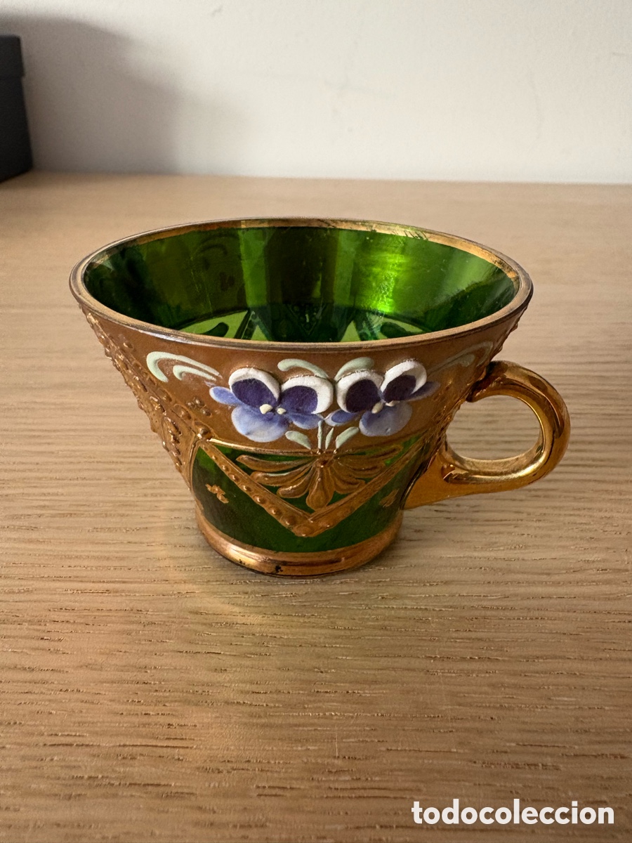 Antig&uuml;edades: Taza cristal de Murano (A15) - Foto 2