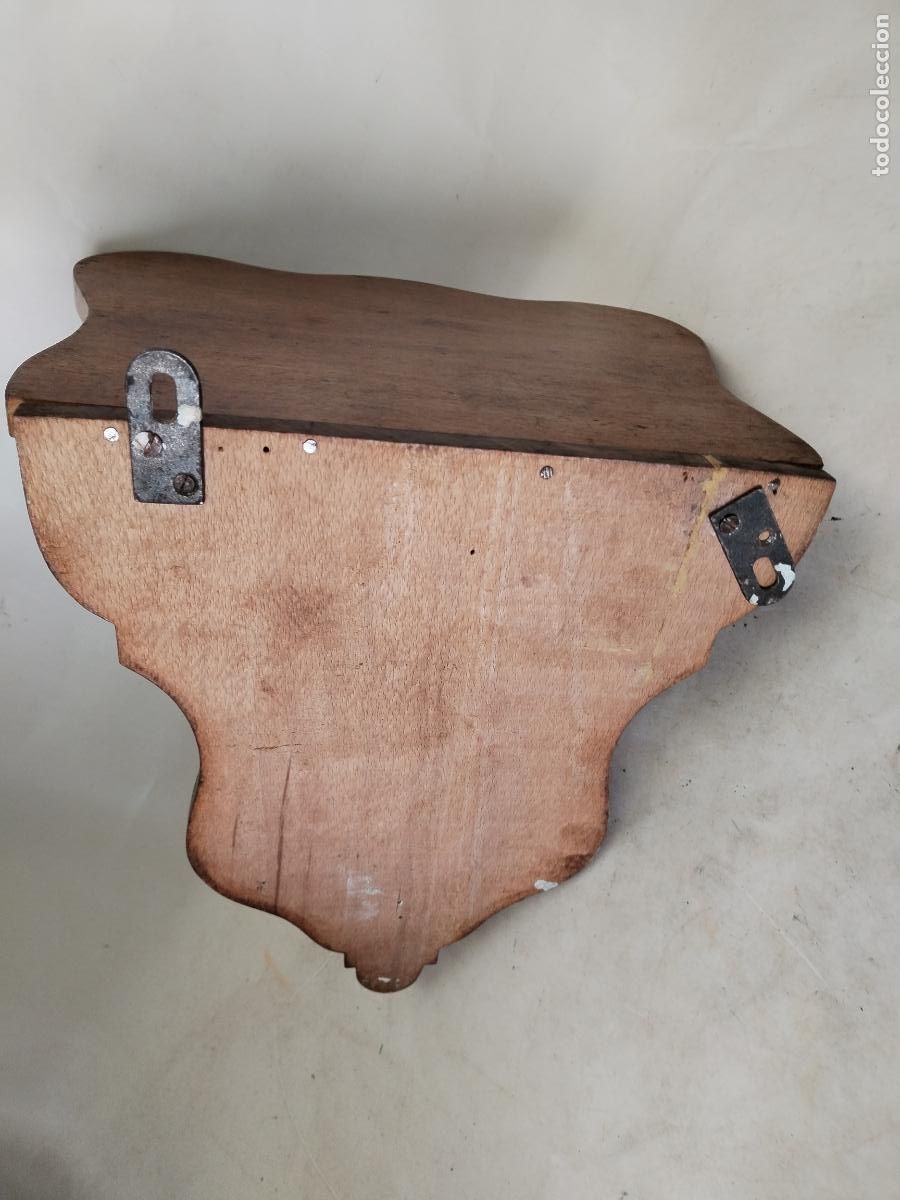 Antig&uuml;edades: repisa mensula de madera - Foto 3