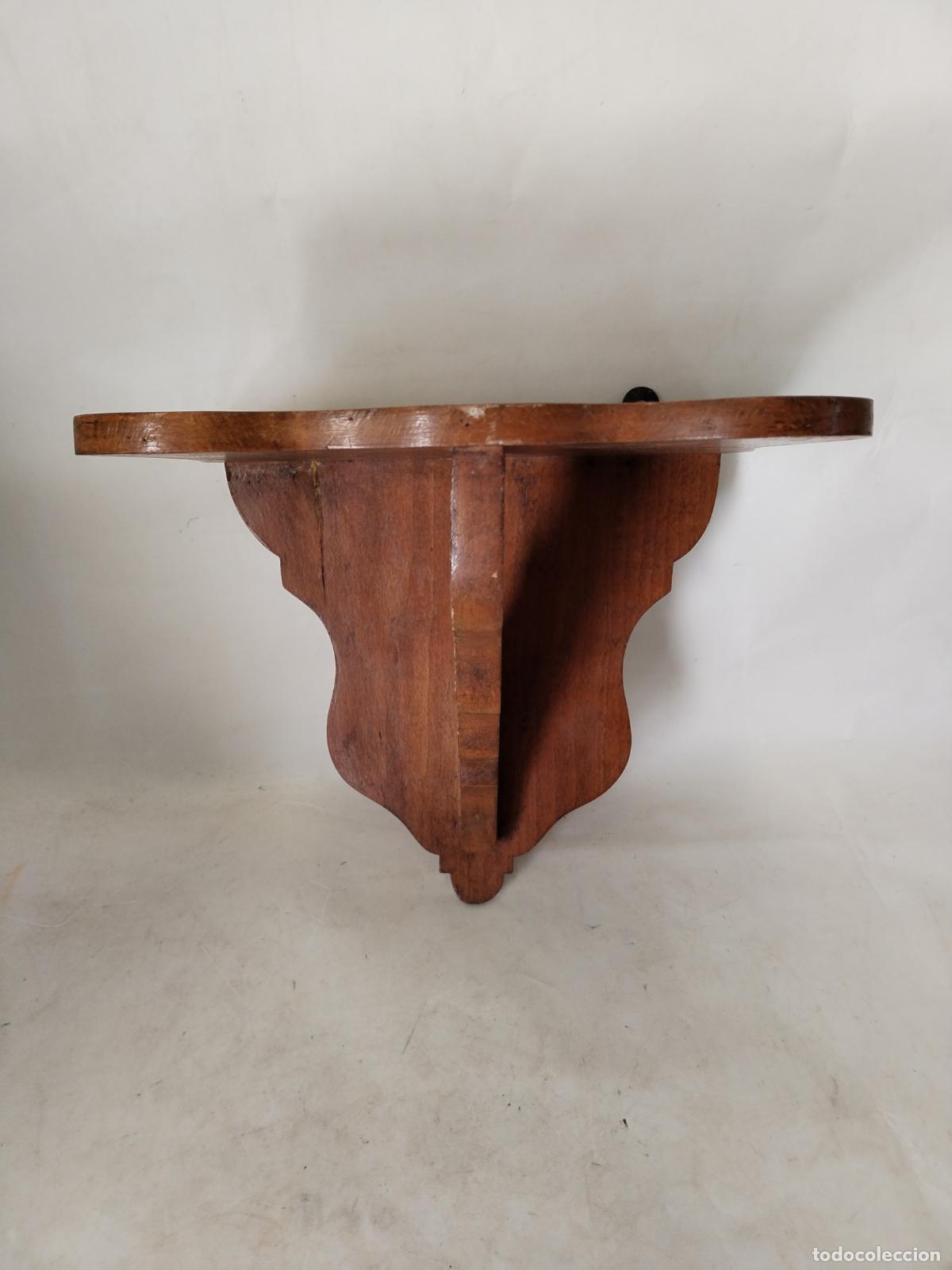 Antig&uuml;edades: repisa mensula de madera - Foto 6