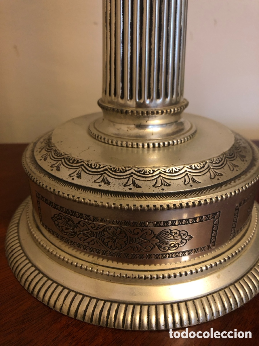 Antig&uuml;edades: PAREJA CANDELABROS DE ESTA&Ntilde;O - Foto 4