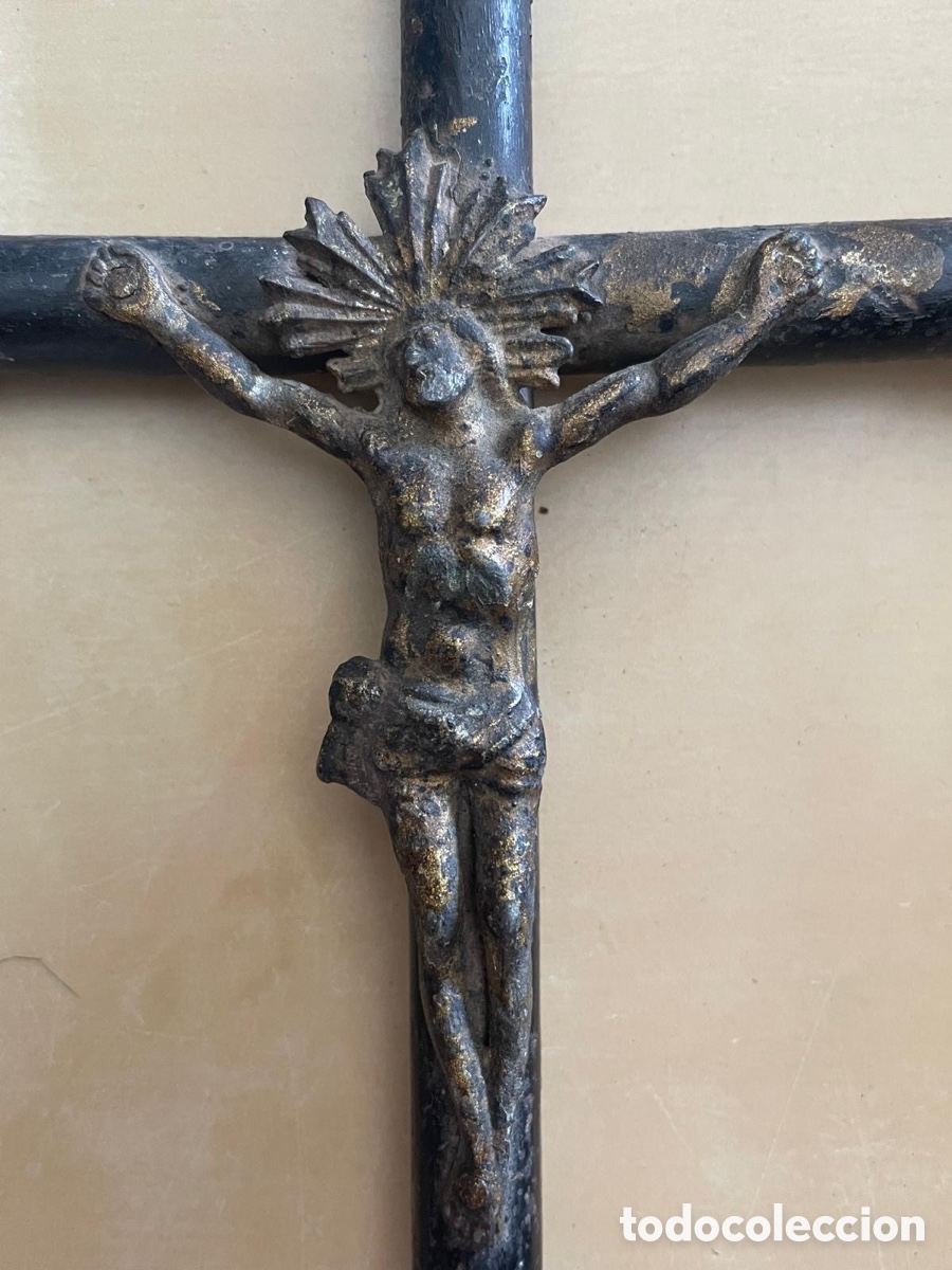 Antiques: ANTIGUO CRUCIFIJO. SIGLO XIX