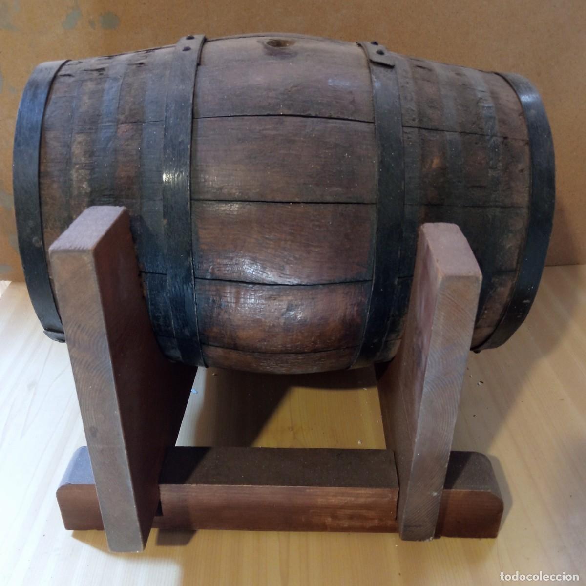 Antig&uuml;edades: Barril de vino de madera sobremesa - Foto 5