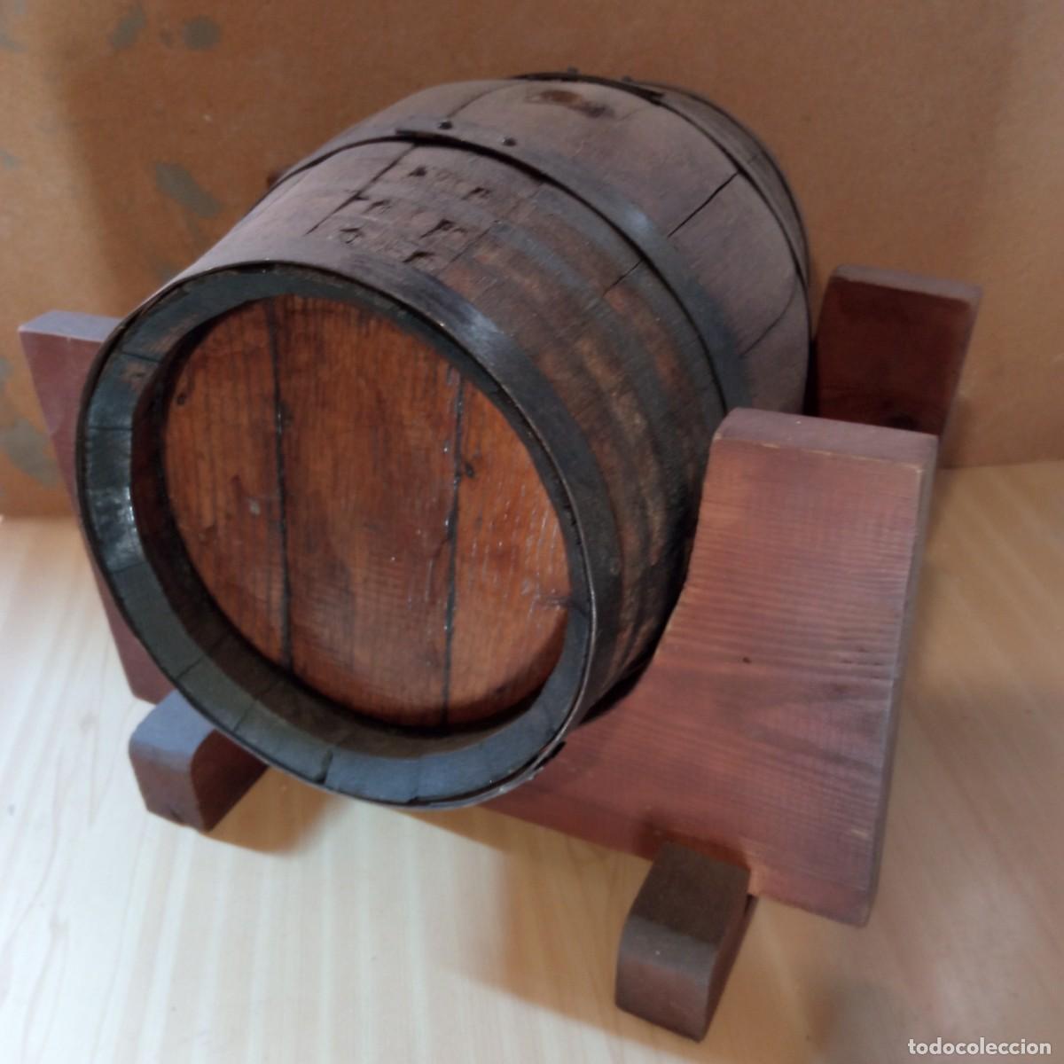Antig&uuml;edades: Barril de vino de madera sobremesa - Foto 6