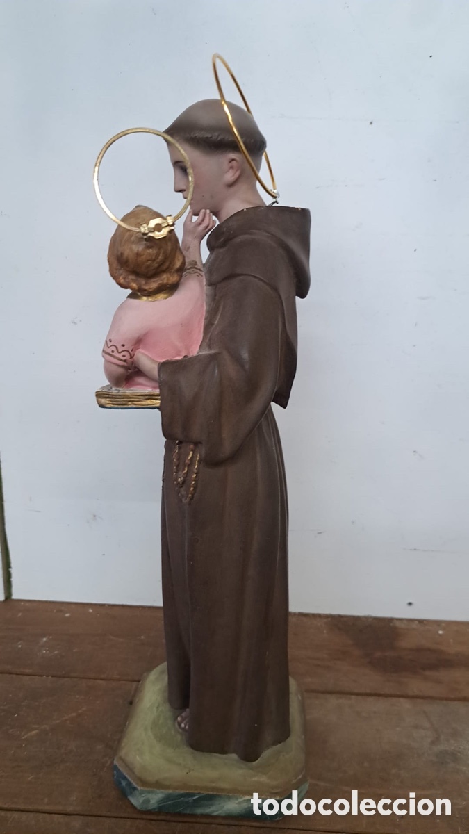 Antig&uuml;edades: San Antonio de Olot 40cms - Foto 2