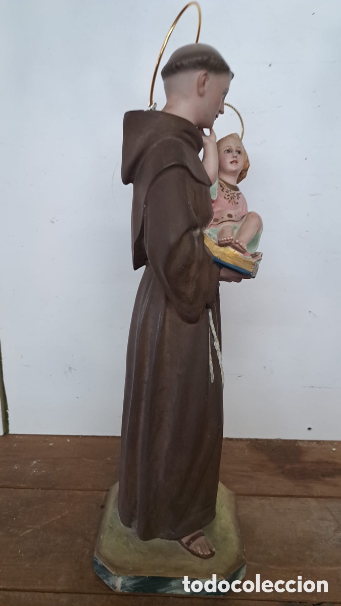 Antig&uuml;edades: San Antonio de Olot 40cms - Foto 4