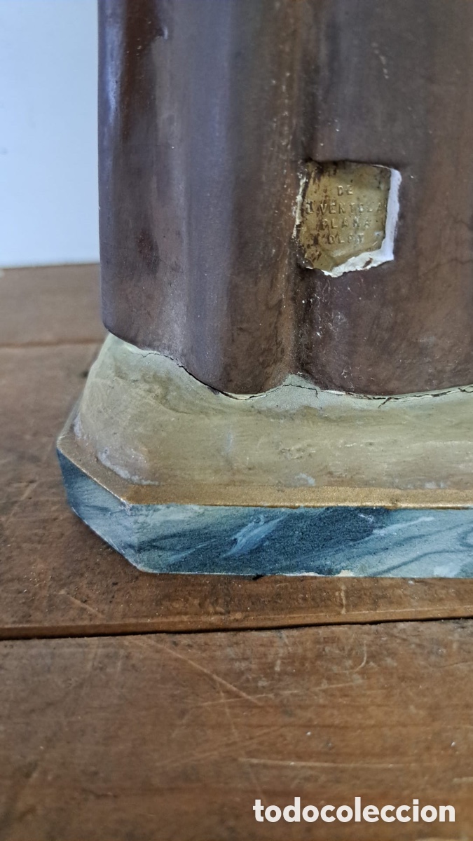 Antig&uuml;edades: San Antonio de Olot 40cms - Foto 5