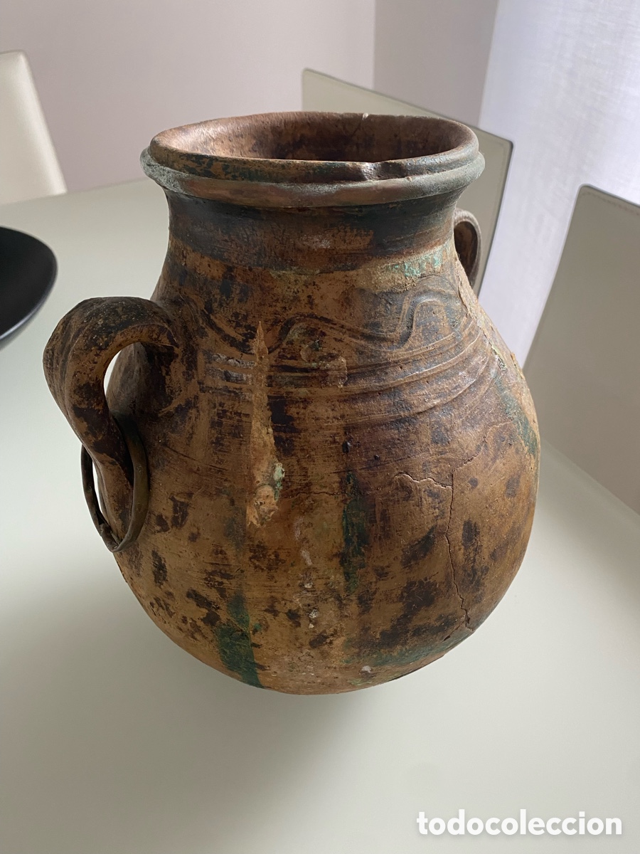 Antig&uuml;edades: Jarr&oacute;n antiguo de terracota - Foto 6