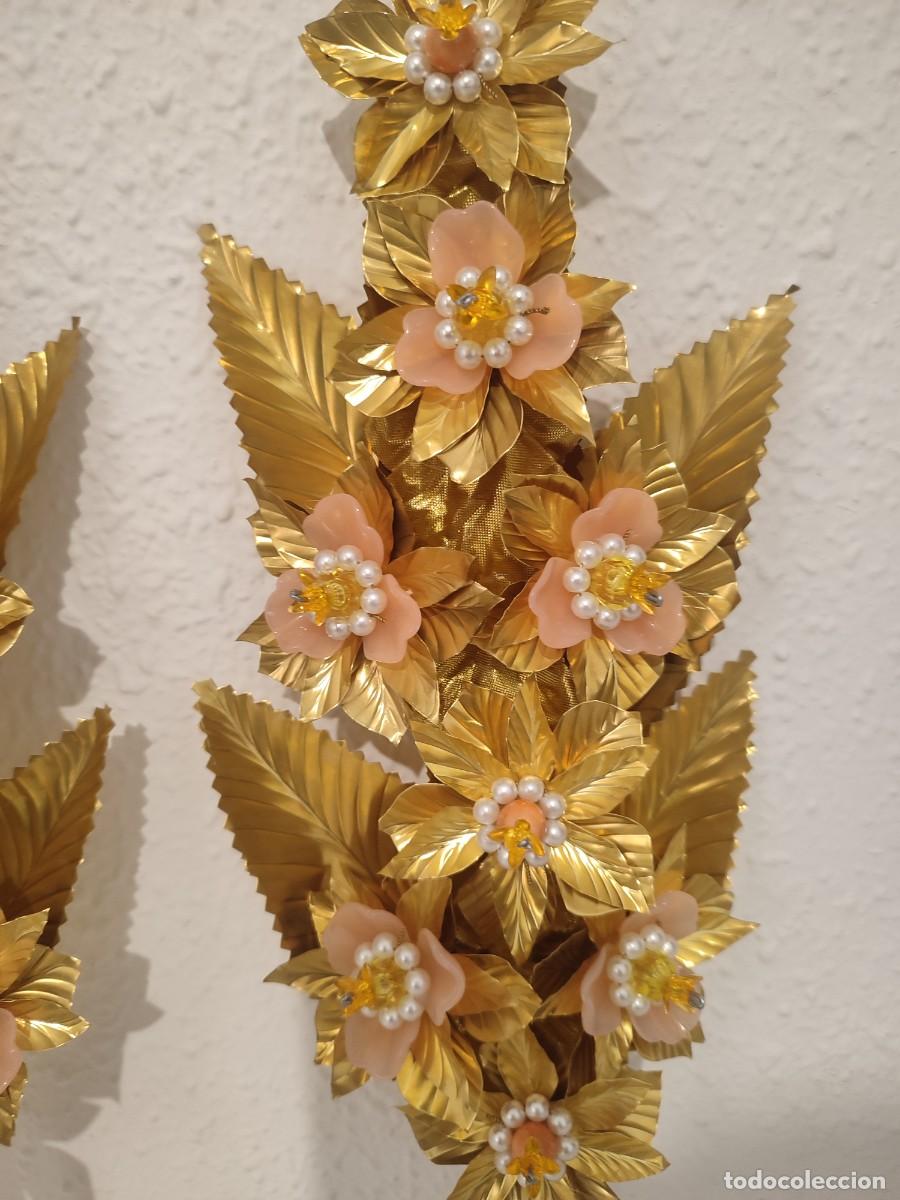 Antig&uuml;edades: Ramos flores talco pareja - Foto 4