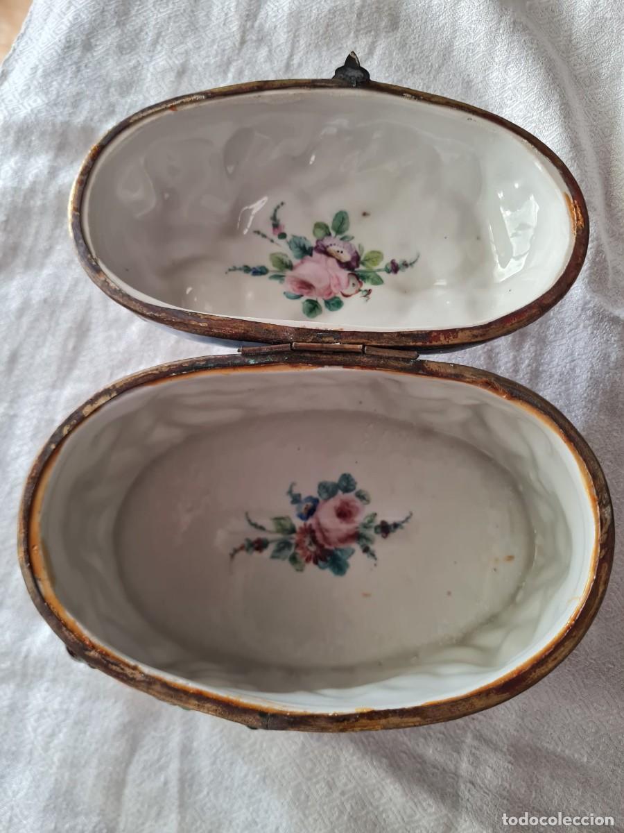 Antig&uuml;edades: CAJA PORCELANA CAPODIMONTE - Foto 7