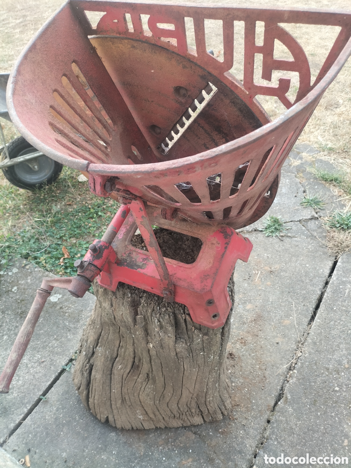Antig&uuml;edades: Antigua picadora de remolacha - Foto 7