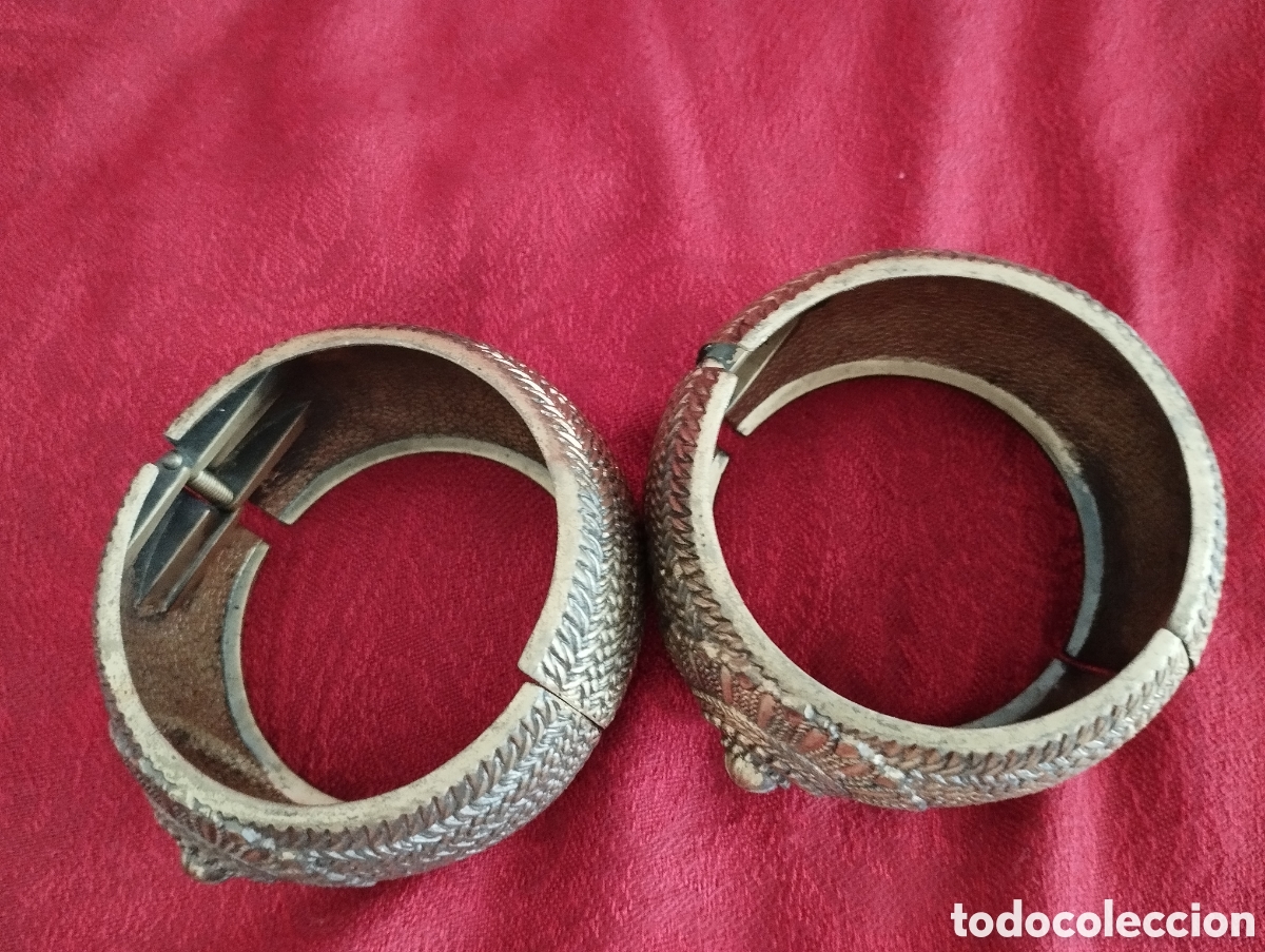 Antig&uuml;edades: Antiguos Brazaletes de Bronce. - Foto 3